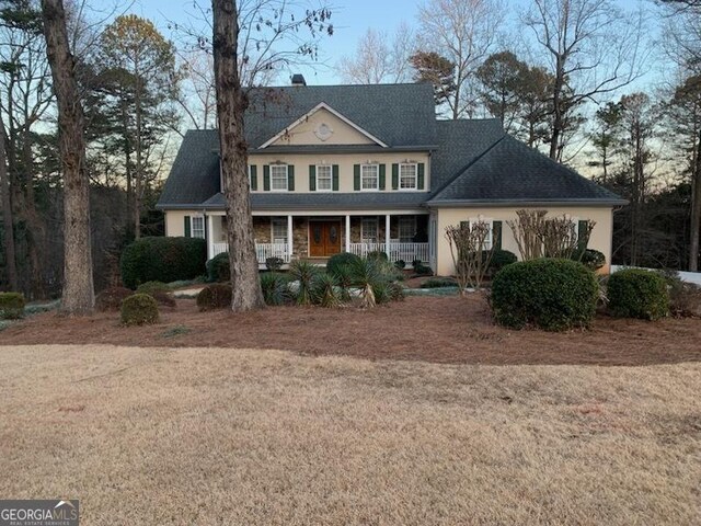 2290 Spencers Way, Stone Mountain, GA 30087 - view of front facade featuring covered porch