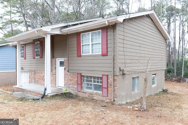 view of front of home