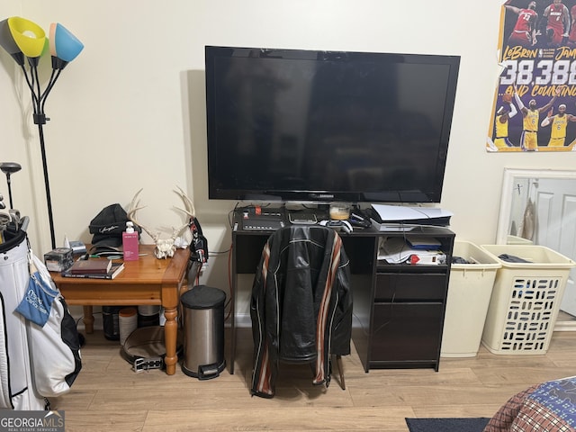 interior space featuring hardwood / wood-style floors