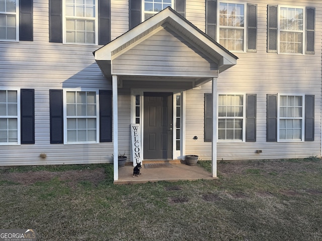 view of entrance to property