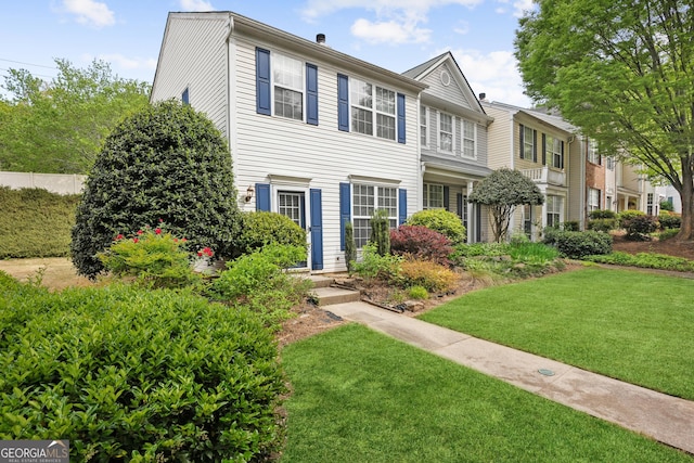 3742 Berkeley Xing, Duluth, GA 30096 - townhome / multi-family property with a front yard