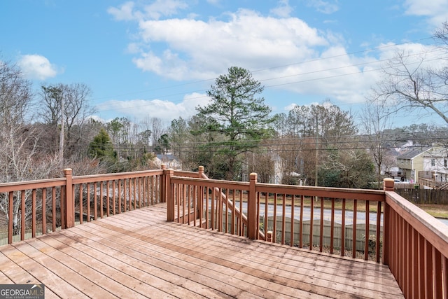 view of deck