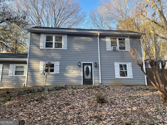 view of front of home