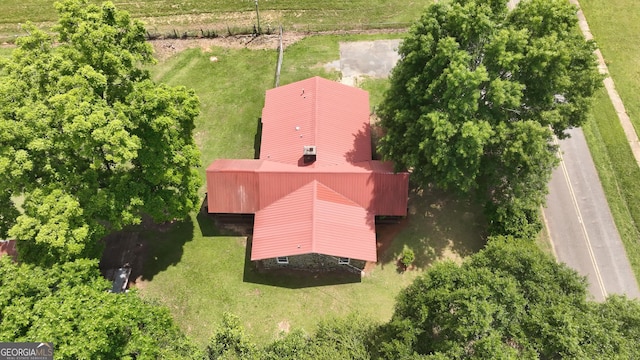 243 College St, Yatesville, GA 31097 - aerial view of property and surrounding area