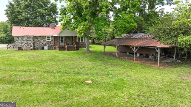 243 College St, Yatesville, GA 31097 - view of green lawn