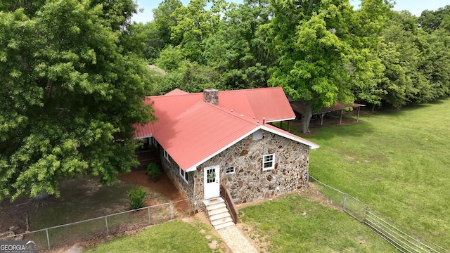 243 College St, Yatesville, GA 31097 - view from above of property