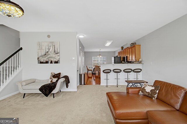 interior space featuring lofted ceiling and hardwood / wood-style floors