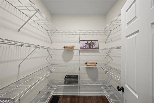 3308 Wildwood Dr SW, Marietta, GA 30060 - spacious closet featuring wood finished floors
