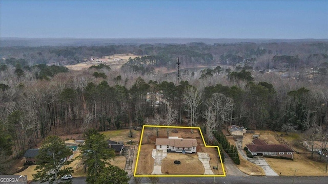 3308 Wildwood Dr SW, Marietta, GA 30060 - bird's eye view with a view of trees