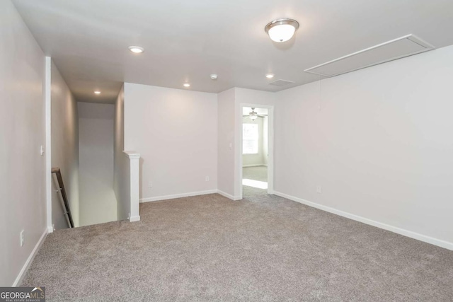 unfurnished room featuring carpet floors