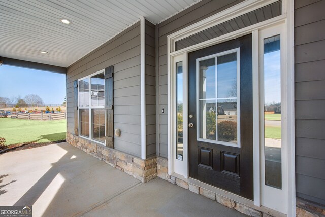 view of entrance to property