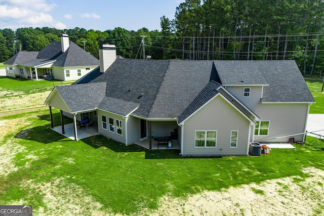 1291 Pleasant Grove Church Rd, Villa Rica, GA 30180 - back of house featuring a yard and a patio