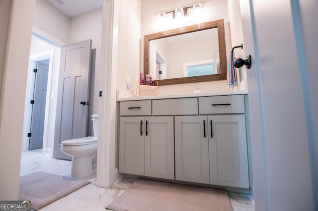 1291 Pleasant Grove Church Rd, Villa Rica, GA 30180 - bathroom featuring vanity and toilet
