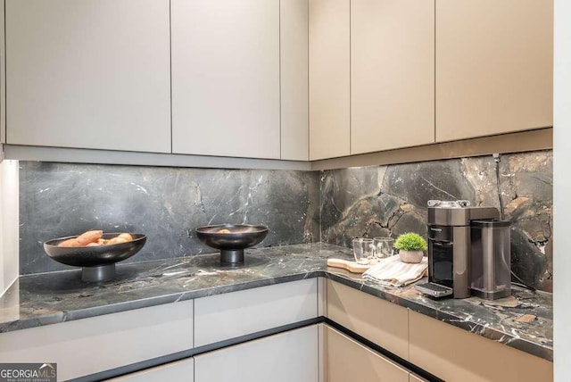 interior details with tasteful backsplash