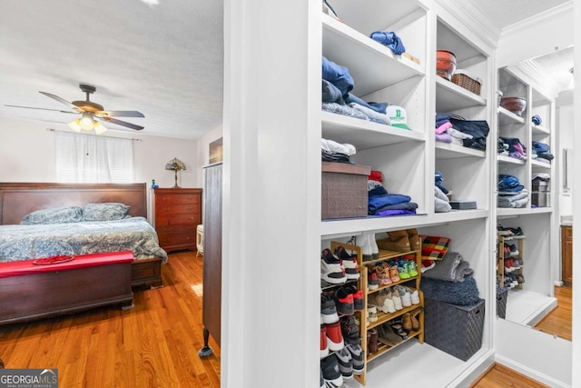 interior space with light hardwood / wood-style floors