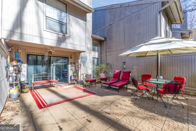 view of patio / terrace