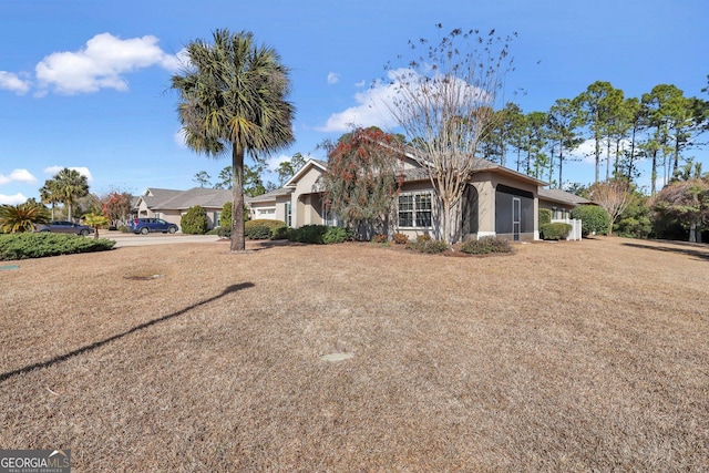 view of ranch-style home