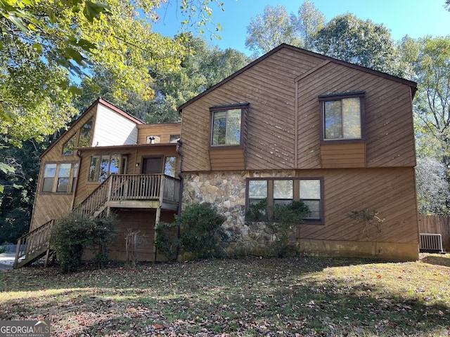 view of rear view of property