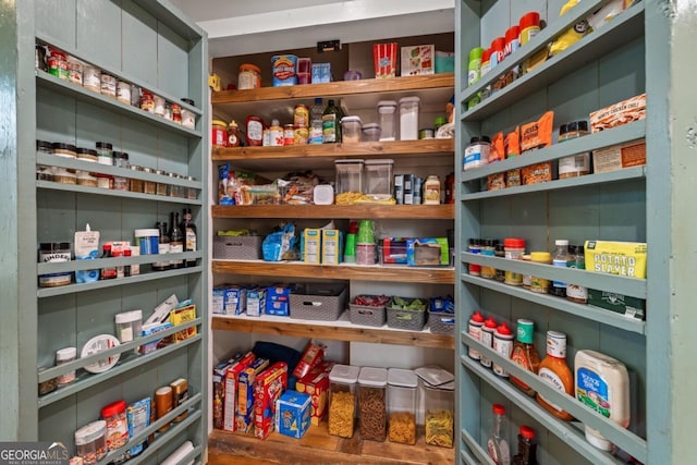 view of pantry