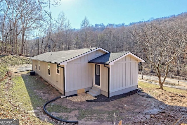 view of property exterior featuring cooling unit