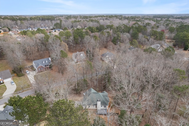 aerial view with a view of trees