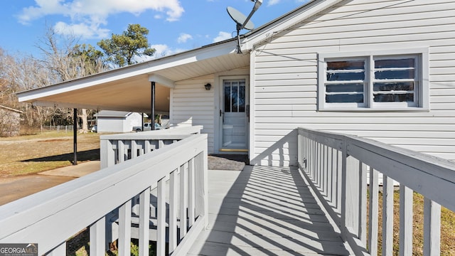 view of entrance to property