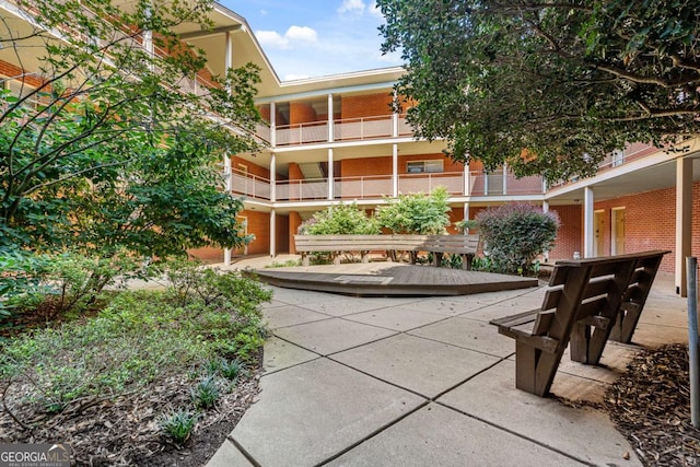 exterior space with a patio area