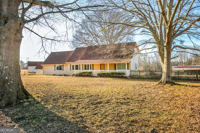 444 Agape Rd, Carrollton, GA 30116 - view of front of property featuring covered porch