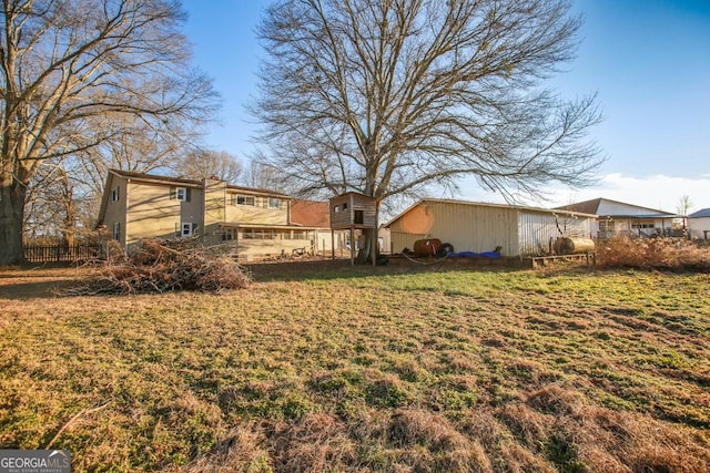 444 Agape Rd, Carrollton, GA 30116 - view of yard with an outbuilding