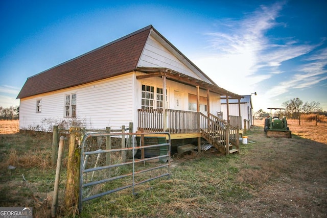 view of side of home