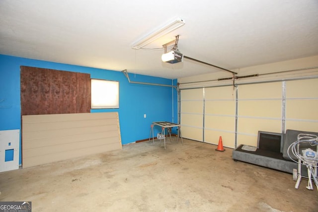 444 Agape Rd, Carrollton, GA 30116 - garage with a garage door opener