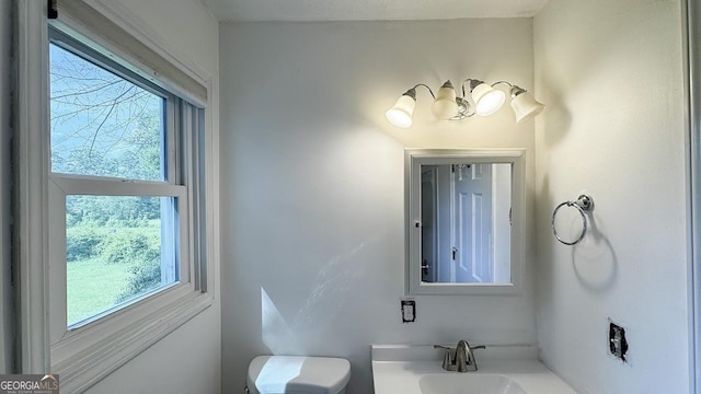 444 Agape Rd, Carrollton, GA 30116 - half bathroom featuring a sink and toilet