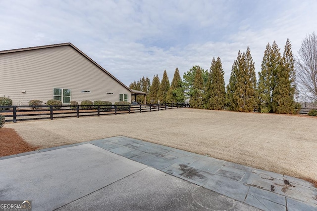 view of patio with fence