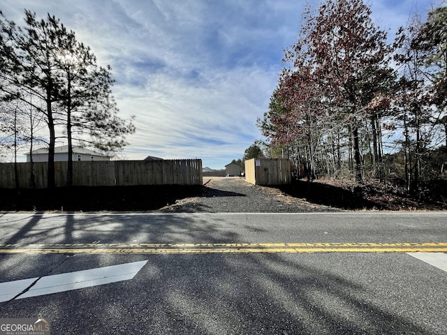 view of road