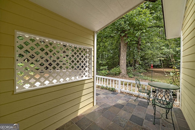 view of patio