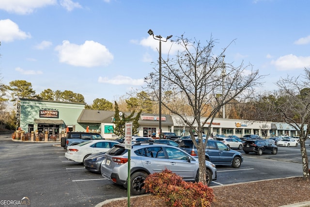 view of car parking