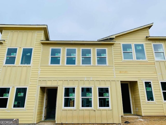 view of rear view of property