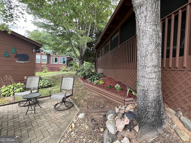 view of patio