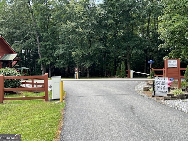 view of road