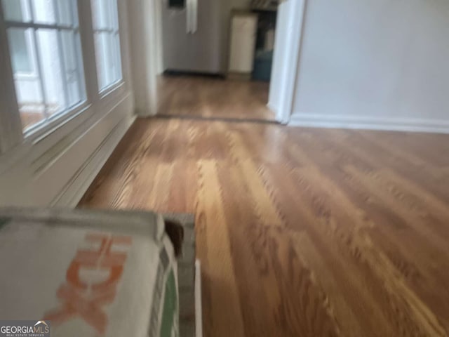 room details with hardwood / wood-style floors