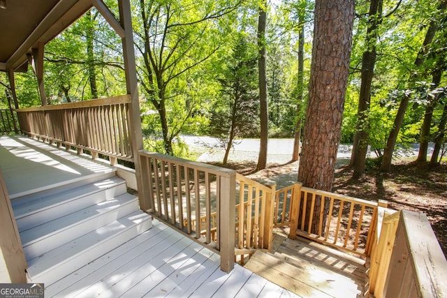 view of deck