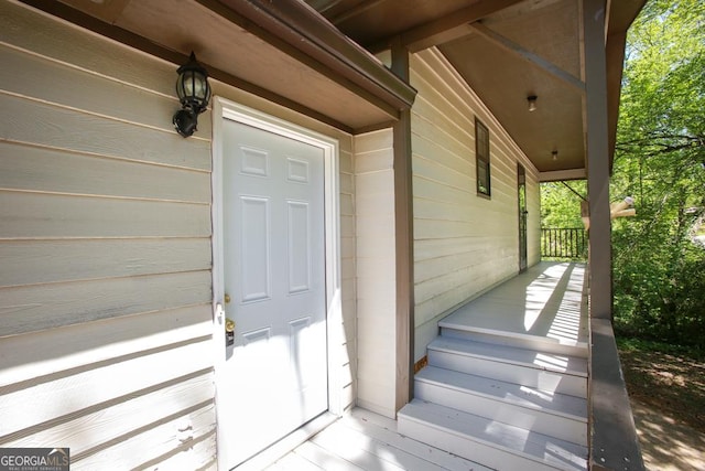 view of property entrance
