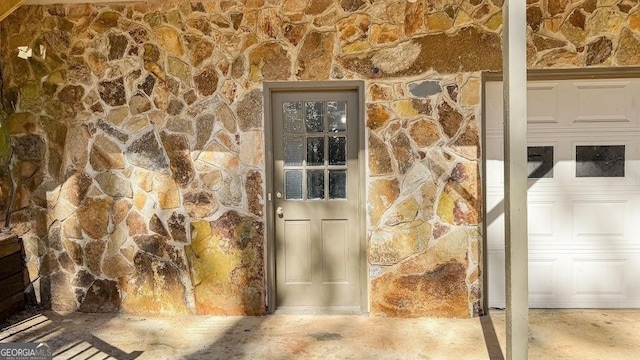 view of exterior entry