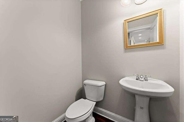 bathroom with toilet