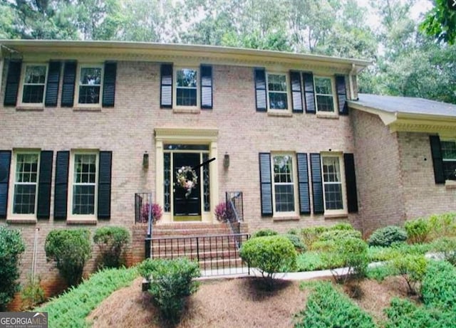 view of colonial-style house