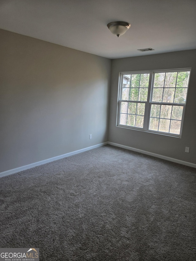 unfurnished room with carpet