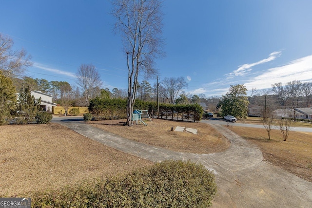 surrounding community featuring a playground