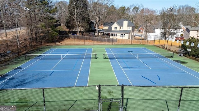 view of sport court