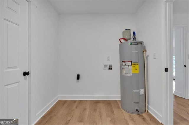 utilities featuring electric water heater