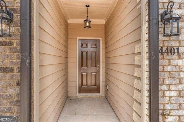 view of entrance to property